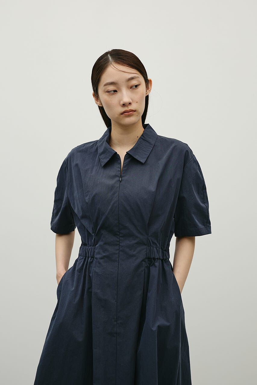 STYLEMIXER「ウエストギャザーシャツワンピース」|ワンピース|