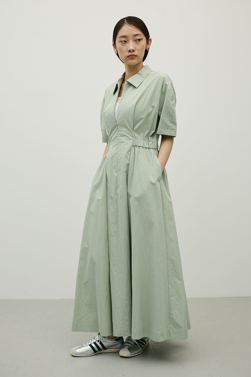 STYLEMIXER「ウエストギャザーシャツワンピース」|ワンピース|MINT
