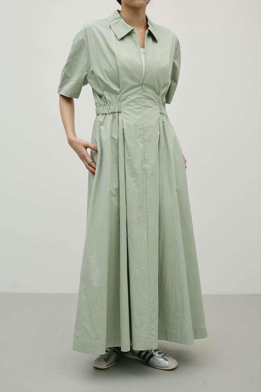 STYLEMIXER「ウエストギャザーシャツワンピース」|ワンピース|
