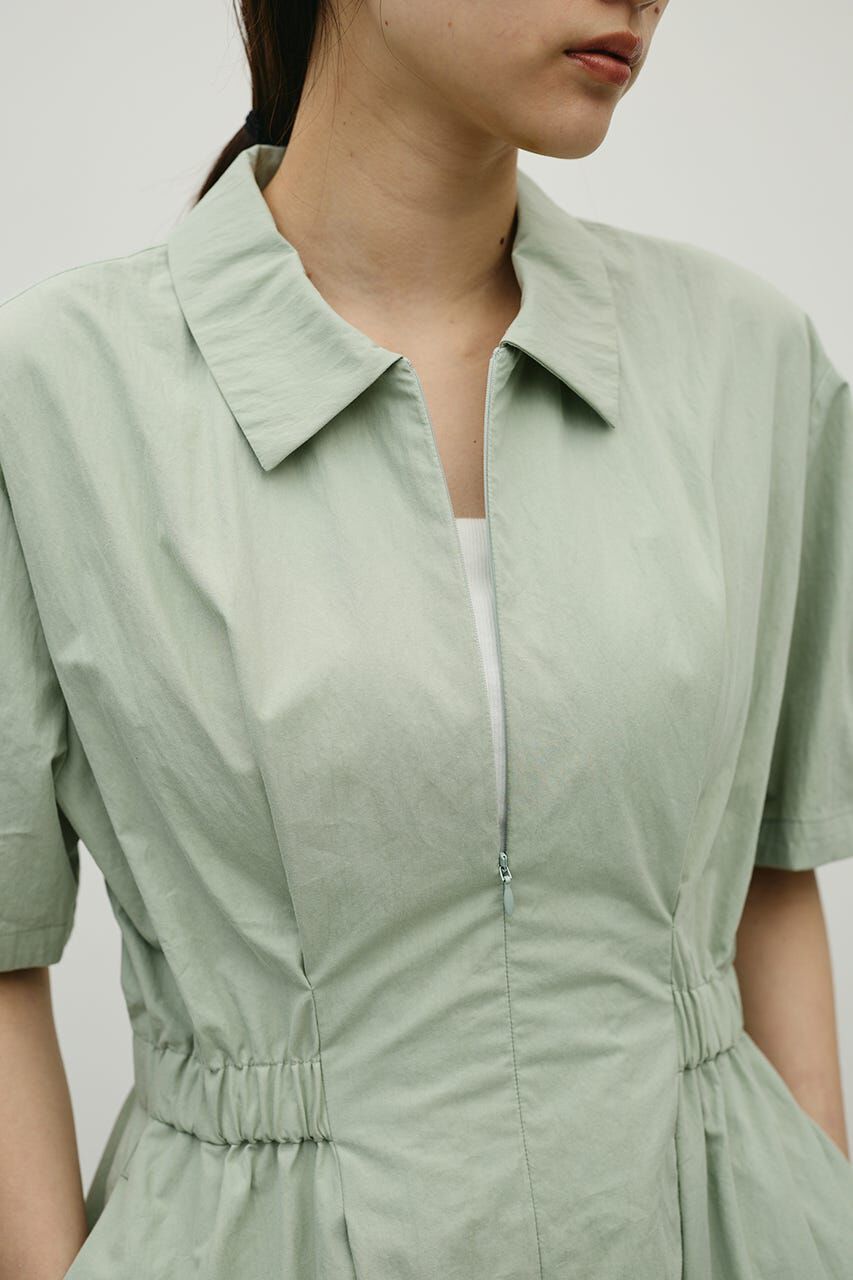 STYLEMIXER「ウエストギャザーシャツワンピース」|ワンピース|