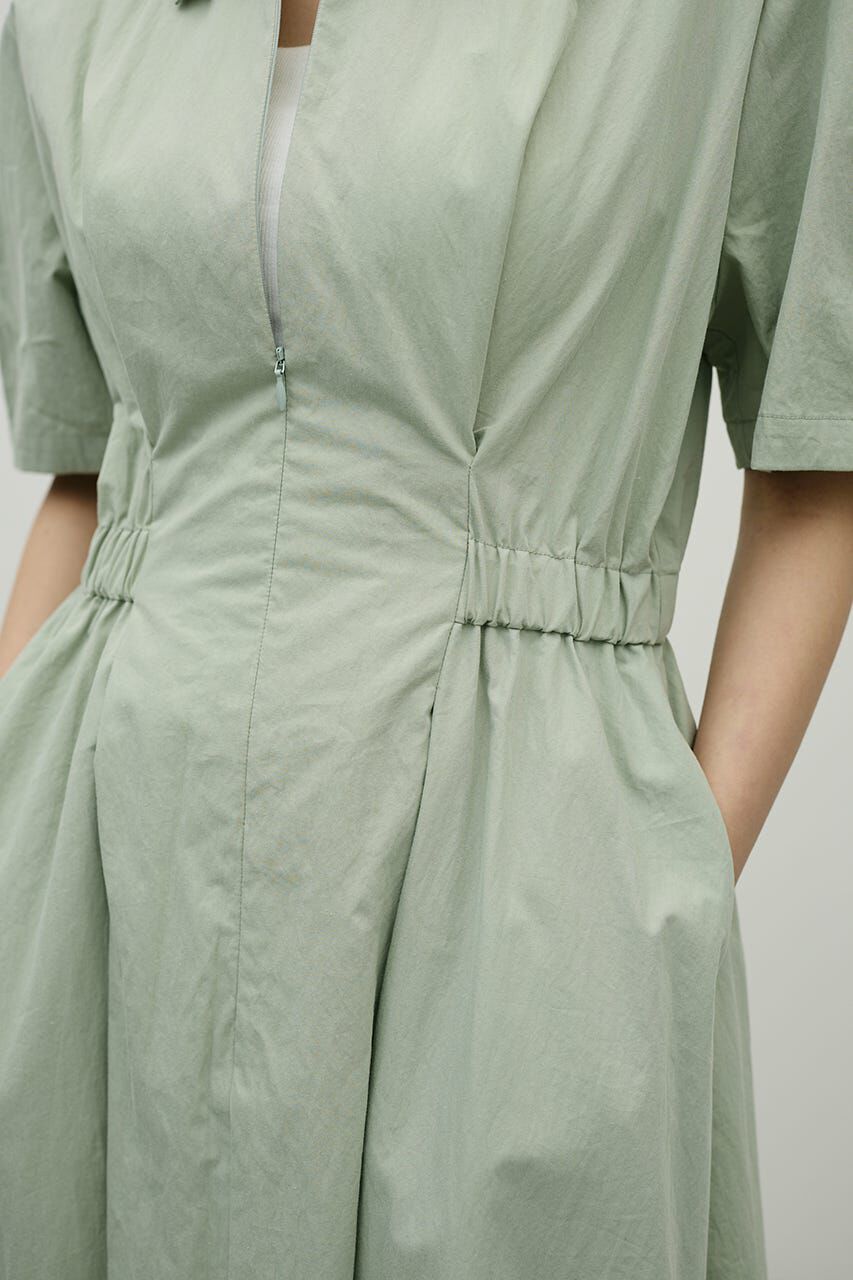 STYLEMIXER「ウエストギャザーシャツワンピース」|ワンピース|