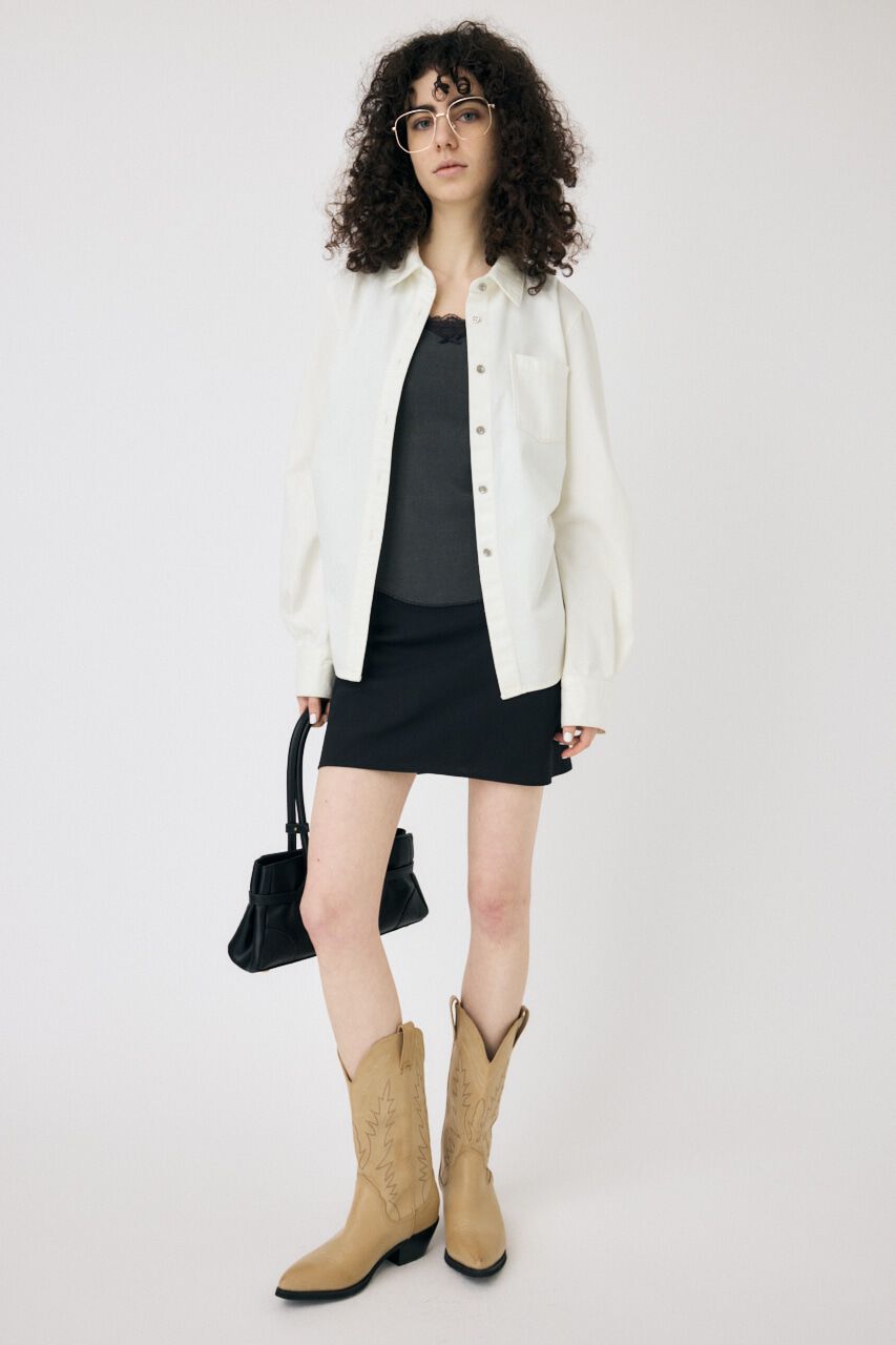 MOUSSY「WAIST FIT デニムシャツ」|シャツ・ブラウス|
