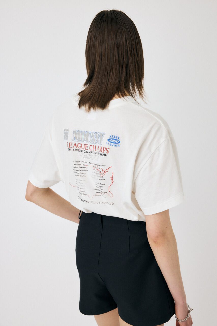 MOUSSY「MOUSSY LEAGUE CHAMPS 25 Tシャツ」|Tシャツ・カットソー|