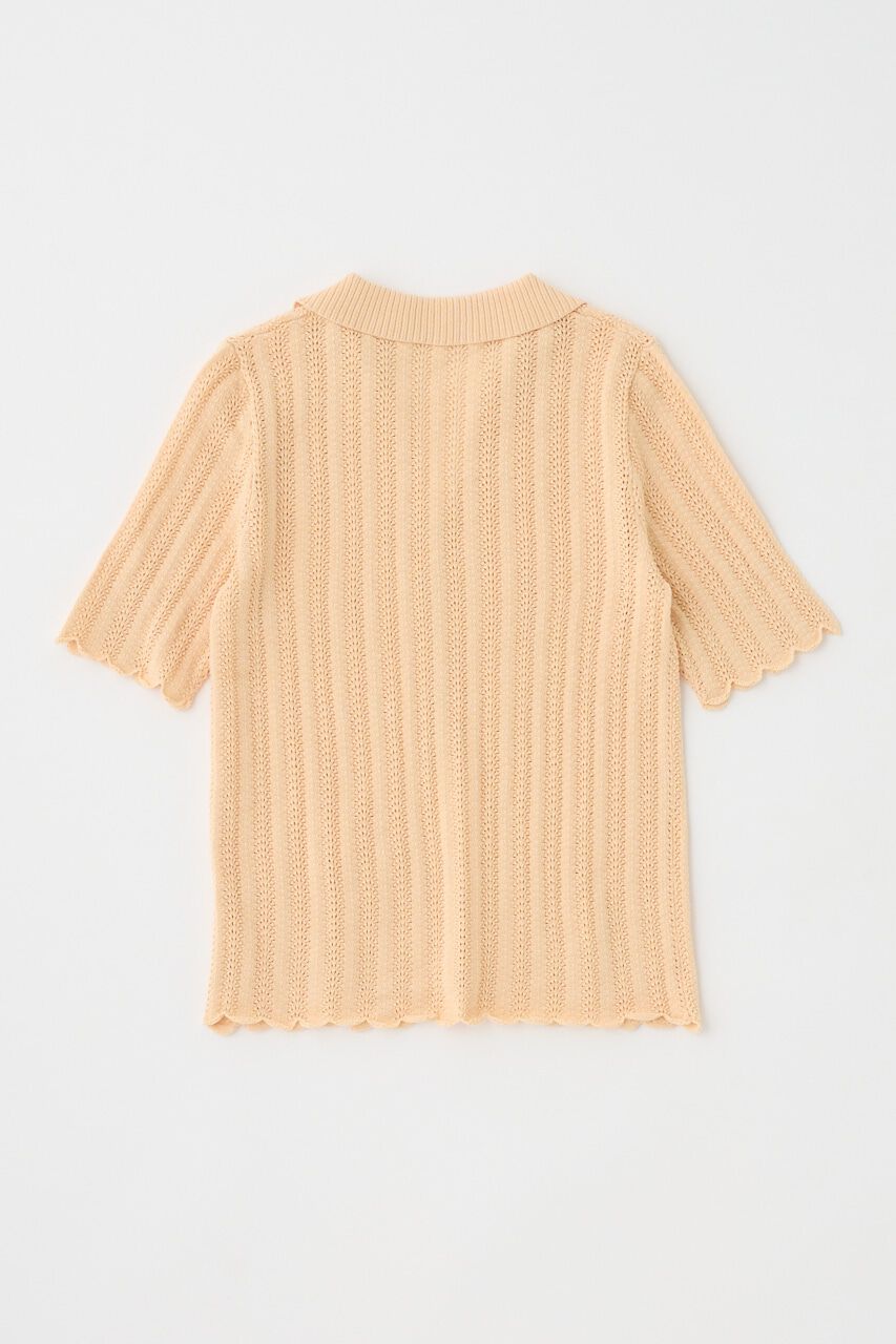 MOUSSY「COTTON KNIT OPENWORK カーディガン」|ニット・セーター|