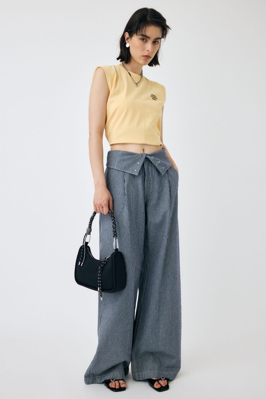 MOUSSY「TINY LETTER SLEEVELESS トップス」|その他|