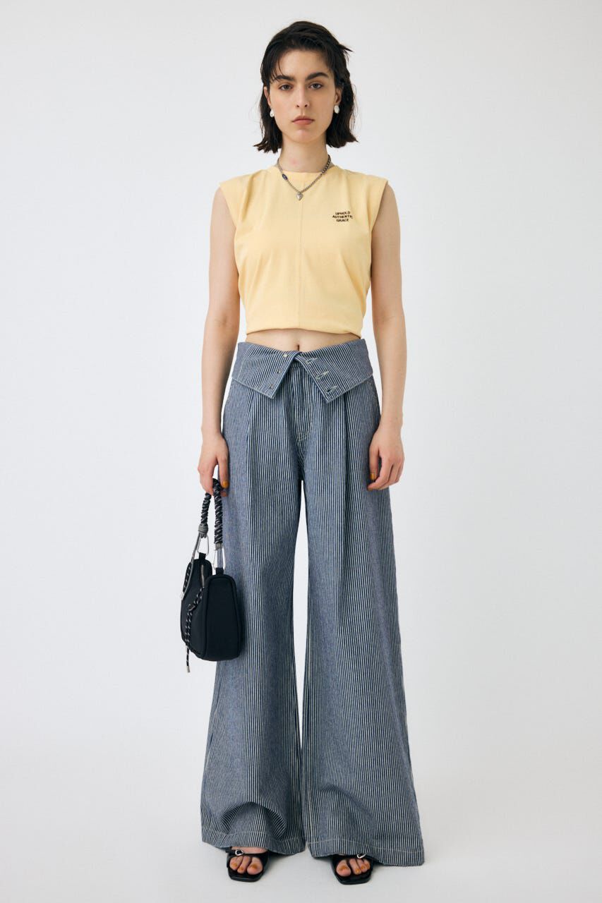 MOUSSY「TINY LETTER SLEEVELESS トップス」|その他|