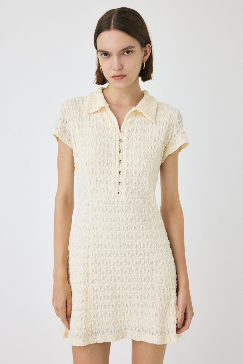 MOUSSY「MERMAID LACE MINI ドレス」|ワンピース|