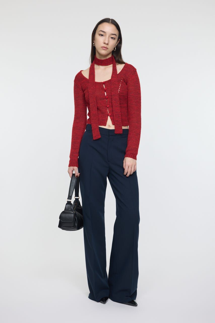 MOUSSY「MIX YARN KNIT トップス」|ニット・セーター|