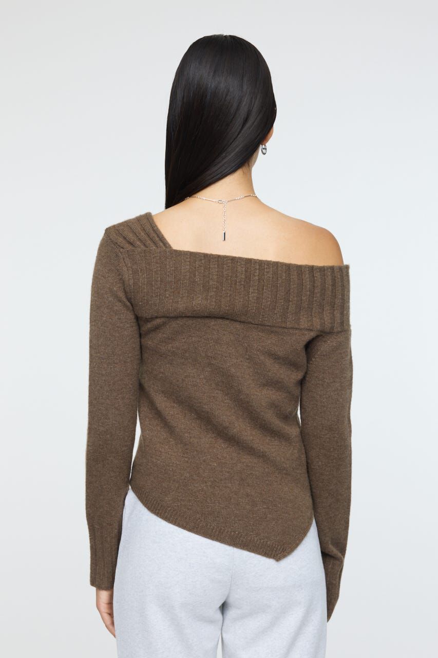 MOUSSY「ASYMMETRY トップス」|ニット・セーター|