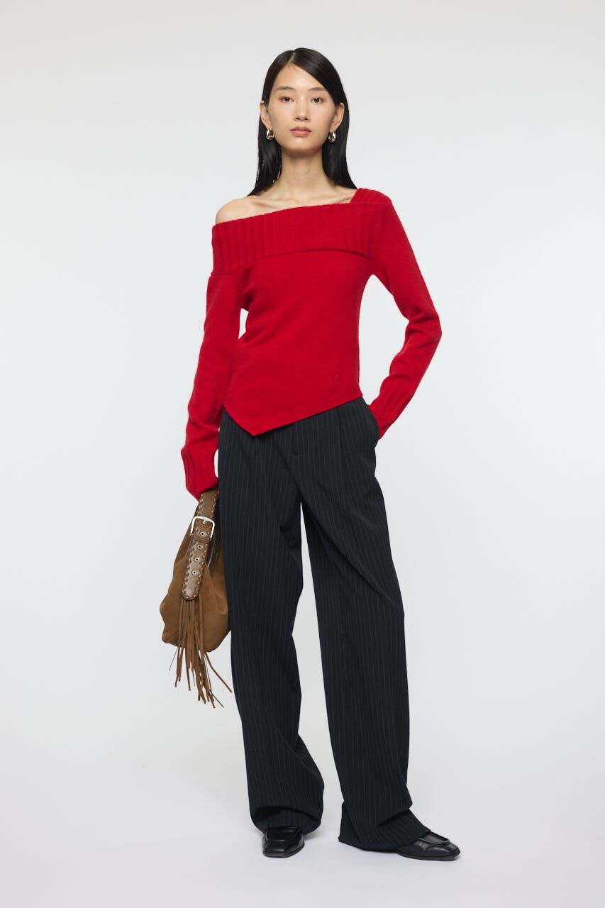 MOUSSY「ASYMMETRY トップス」|ニット・セーター|