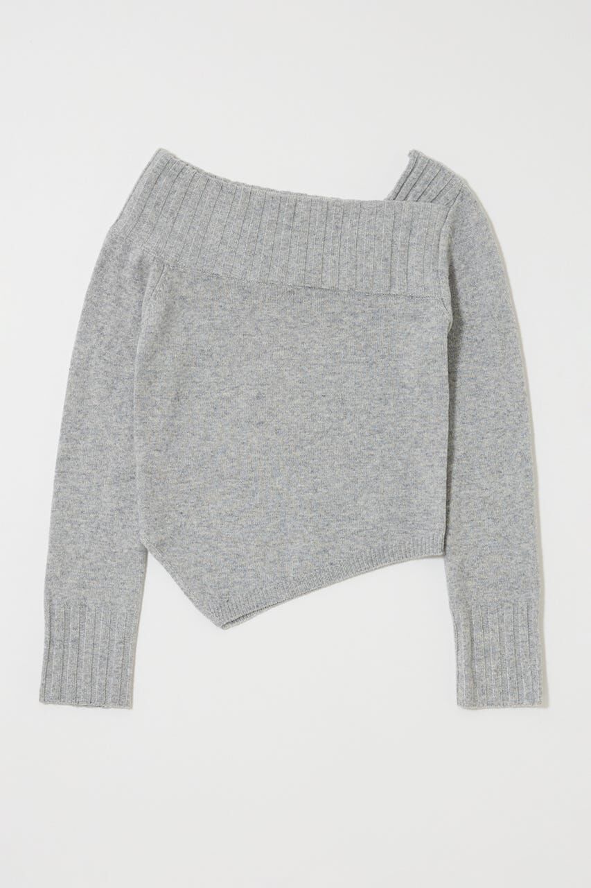 MOUSSY「ASYMMETRY トップス」|ニット・セーター|