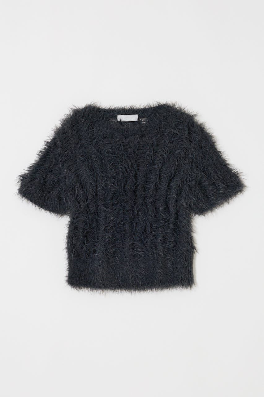 MOUSSY「SHEER SHAGGY ニット」|ニット・セーター|