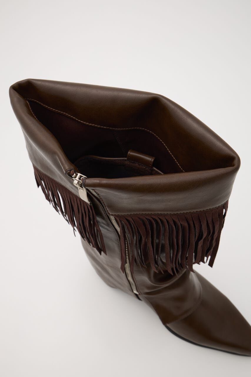 MOUSSY「FRINGE COVER ブーツ」|その他|