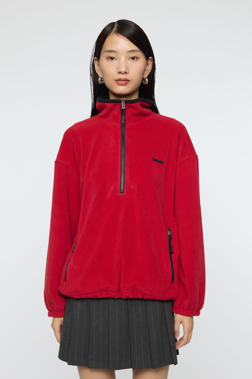 MOUSSY「FLEECE ZIP プルオーバー」|シャツ・ブラウス|