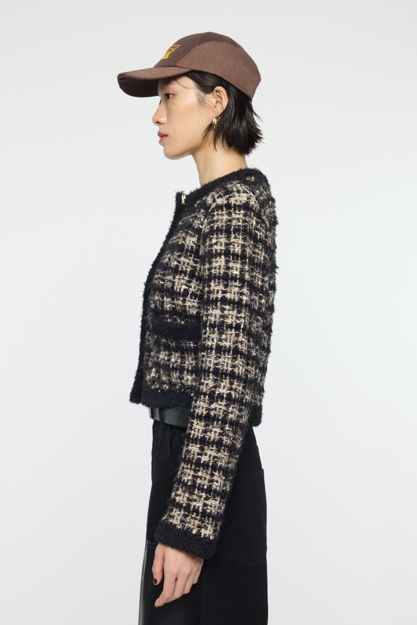 MOUSSY「COMPACT KNIT TWEED ジャケット」|その他|
