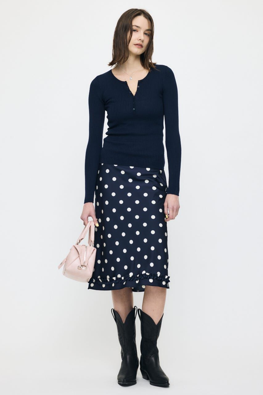 MOUSSY「CALM TOUCH HENRY NECK トップス」|ニット・セーター|