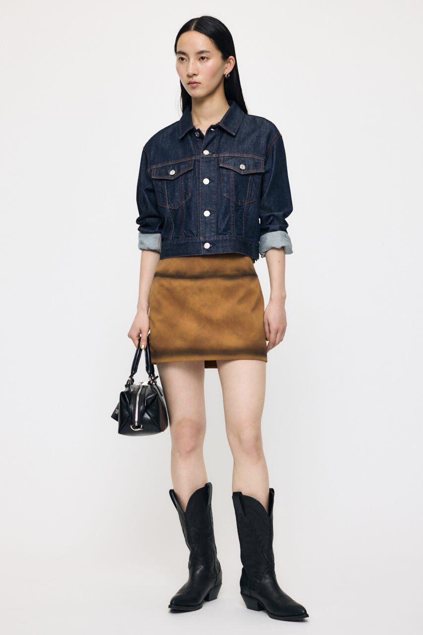 MOUSSY「FAUX SUEDE MINI  スカート」|スカート|