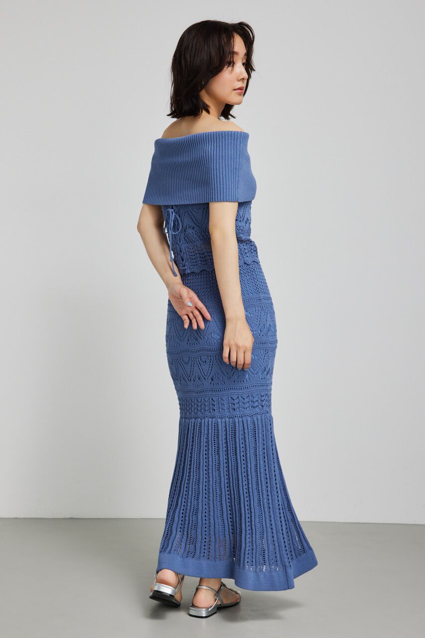 rienda「2WAYクロシェオフショルニットトップス」|ニット・セーター|