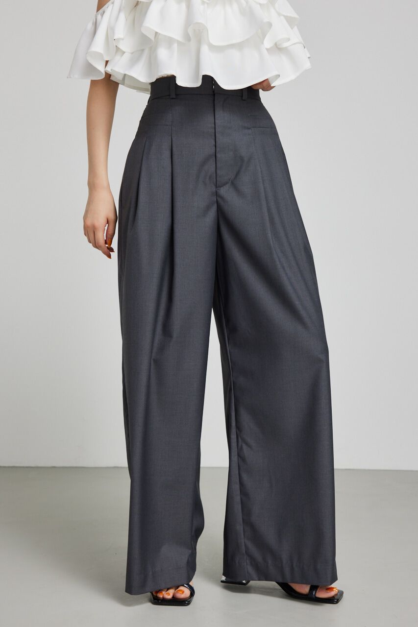 rienda「ポケットデザインタックワイドパンツ」|その他|