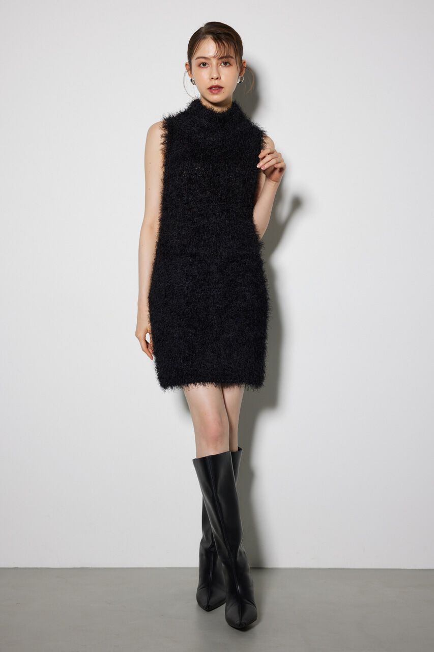 rienda「オフタートルノースリーシャギーニットトップス」|ニット・セーター|