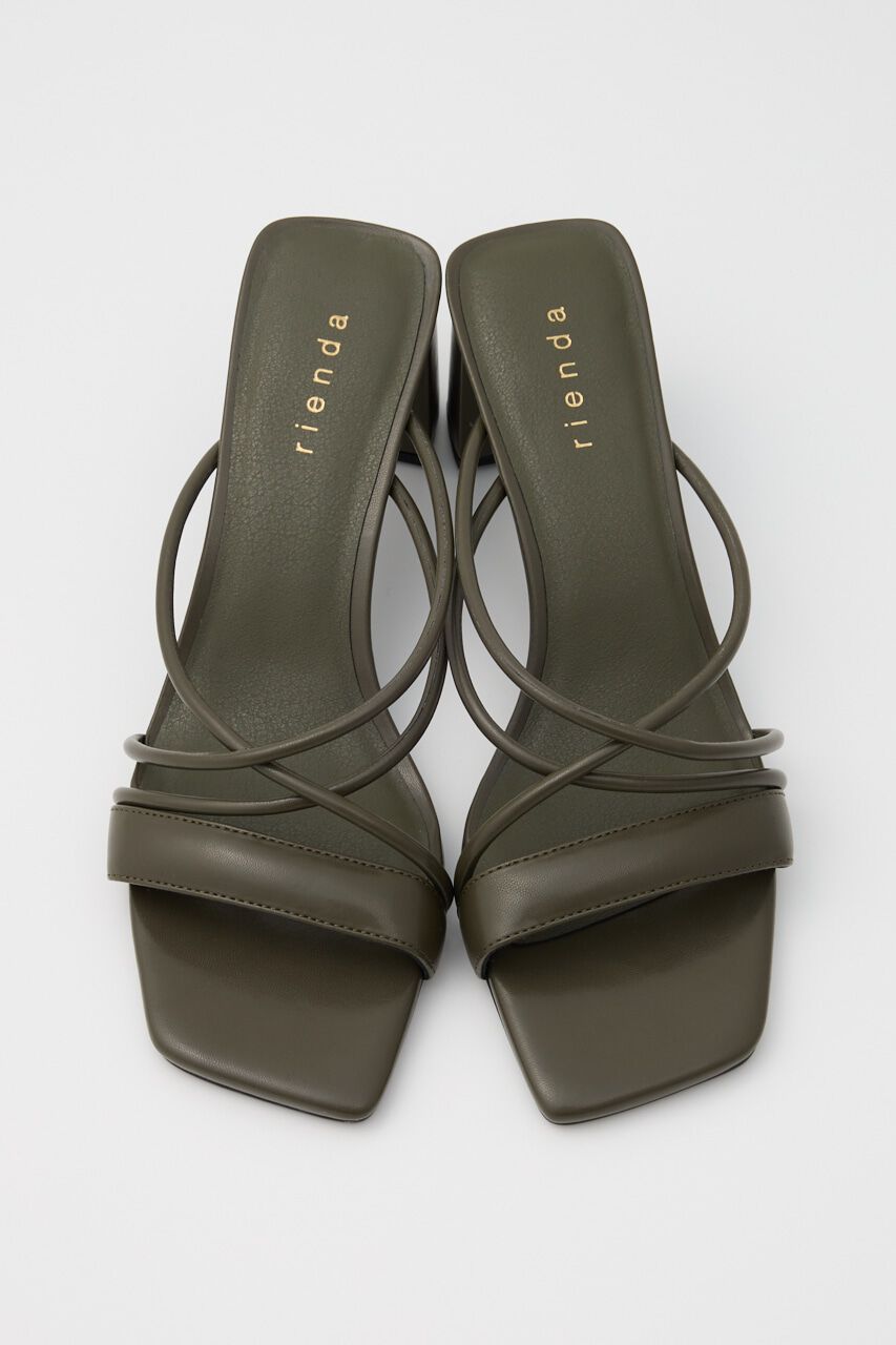 rienda「スリムストリングサンダル」|サンダル|