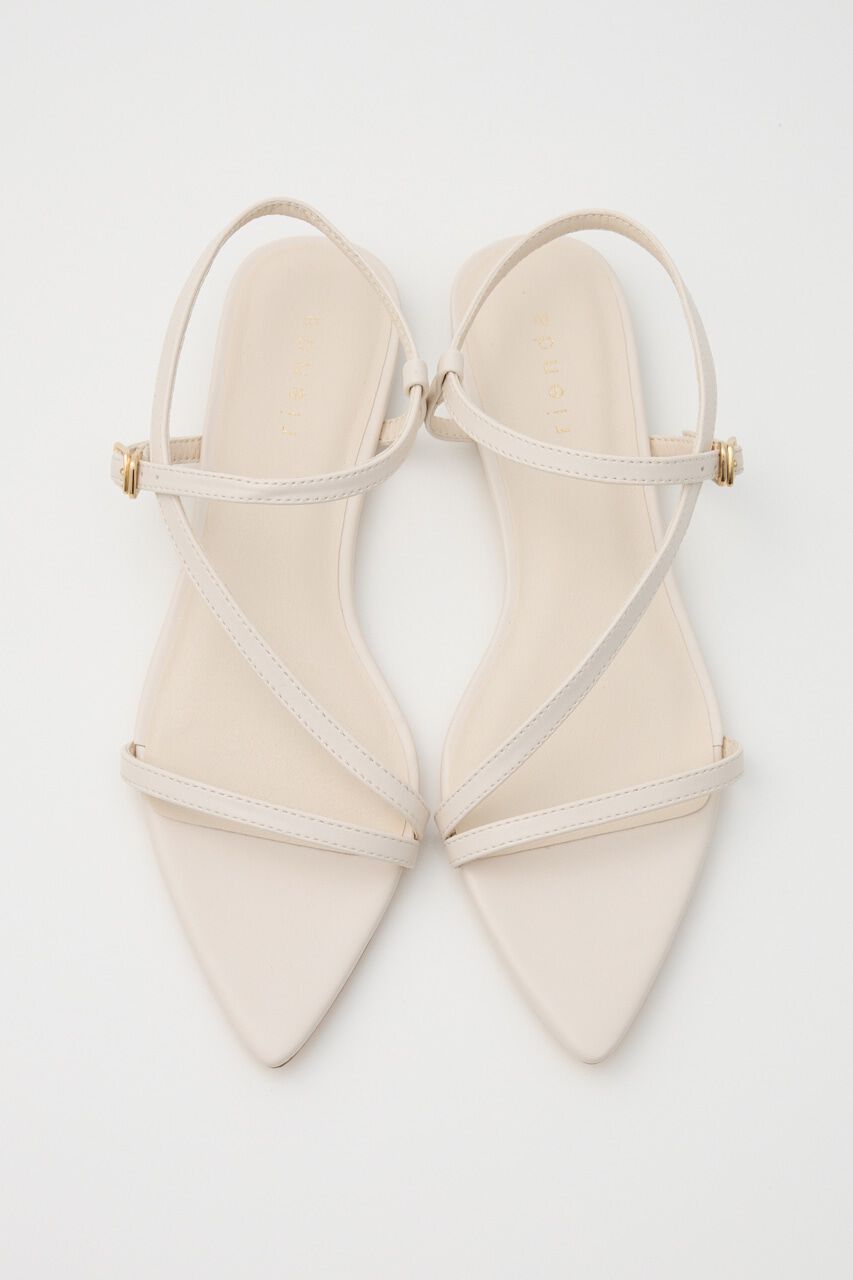 rienda「ポインテッドトゥローヒールサンダル」|サンダル|