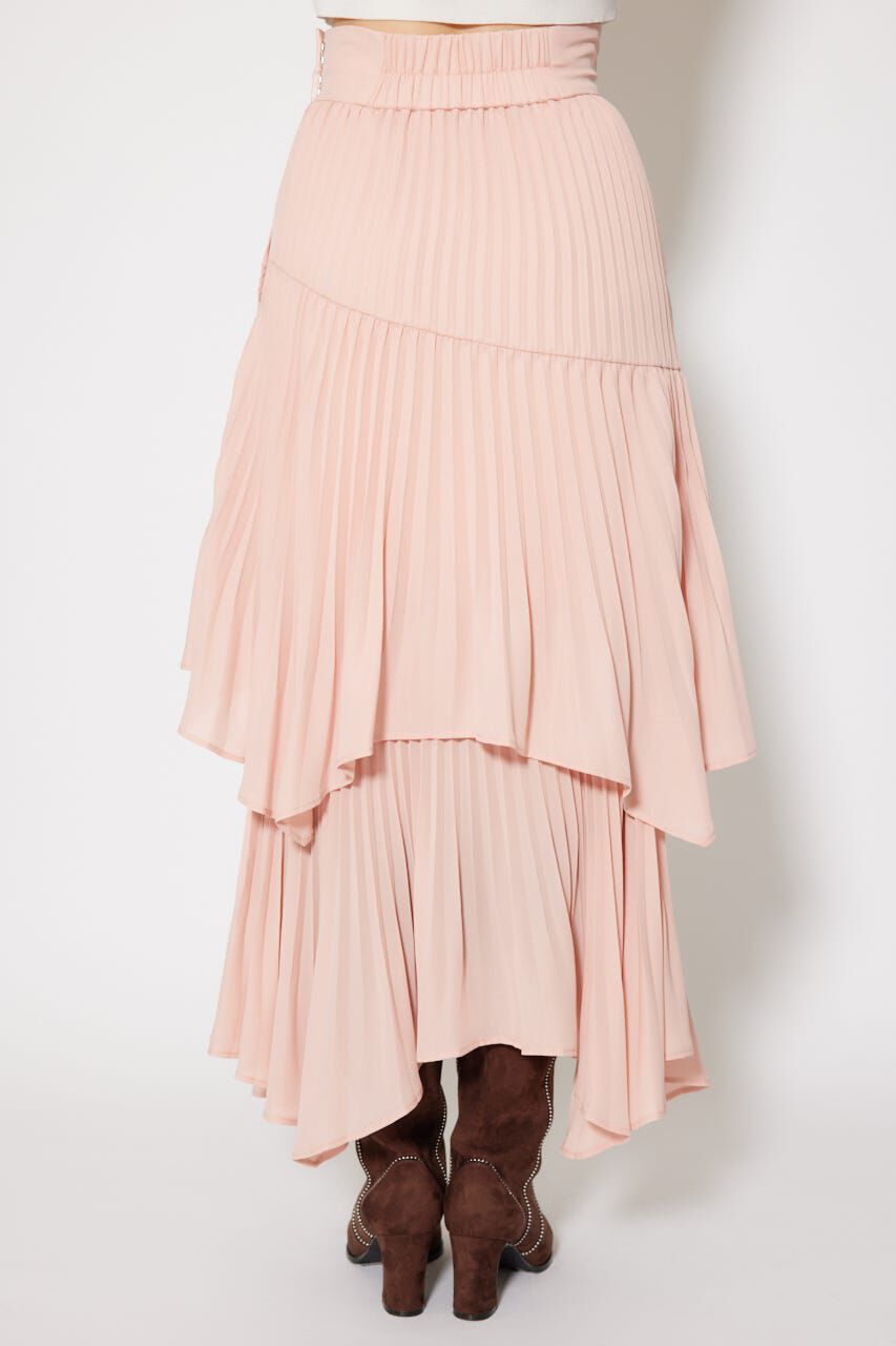 rienda「プリーツティアードマキシスカート」|スカート|