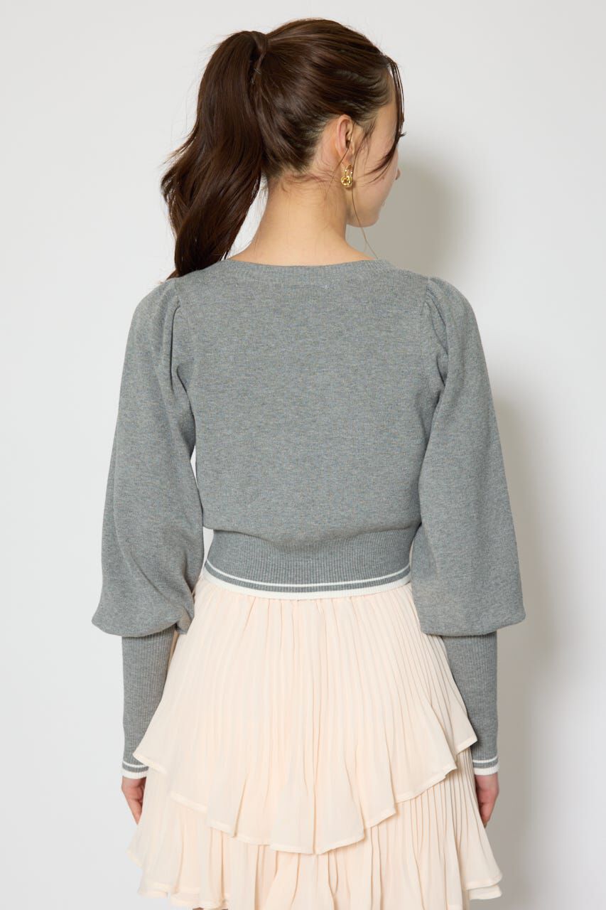 rienda「ロゴニットトップス」|ニット・セーター|