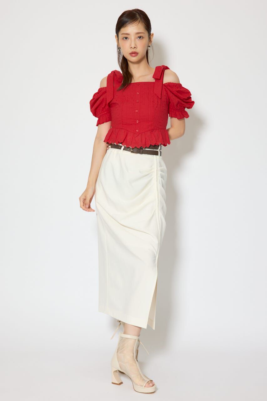 rienda「コットンレースブラウス」|シャツ・ブラウス|