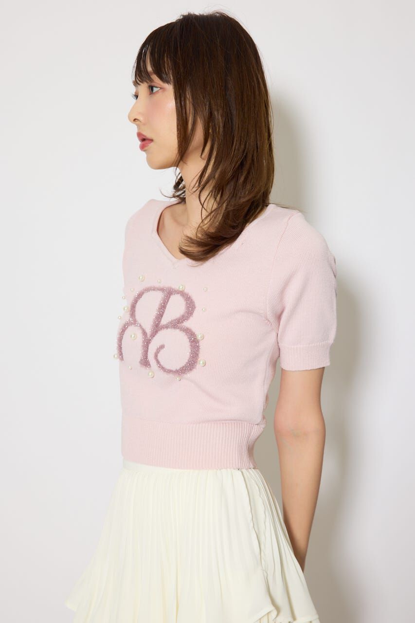 rienda「ジャガードRニットトップス」|ニット・セーター|