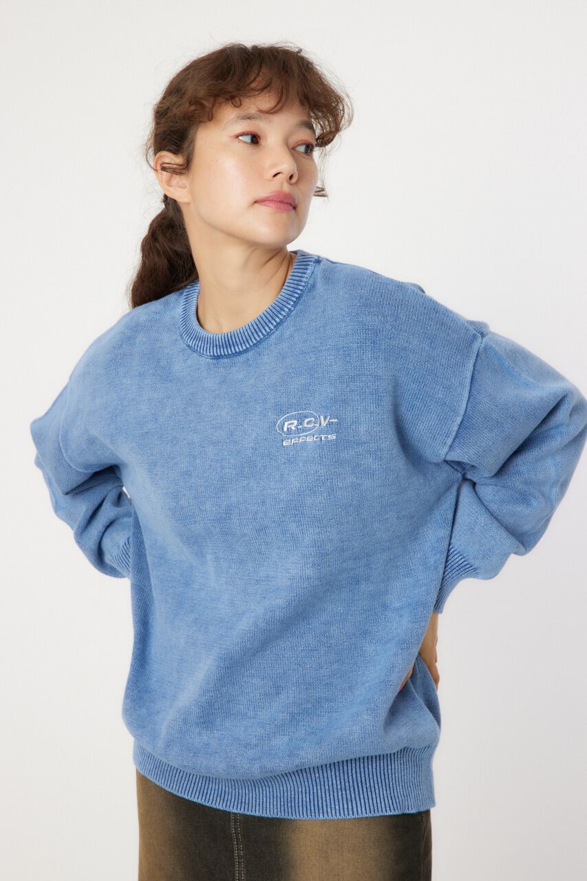 RODEO CROWNS「RCS加工ニットトップス」|ニット・セーター|L/NVY1