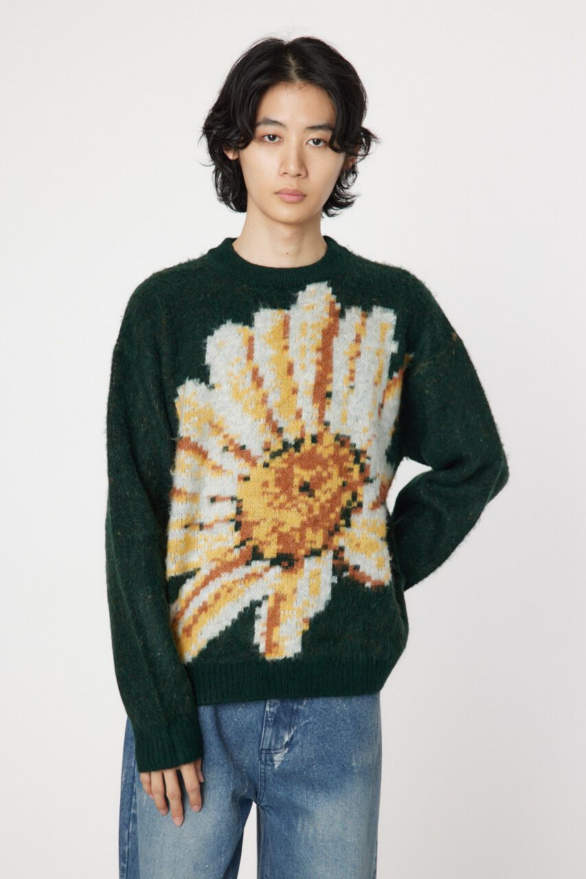 RODEO CROWNS「ビッグフラワーニット」|ニット・セーター|