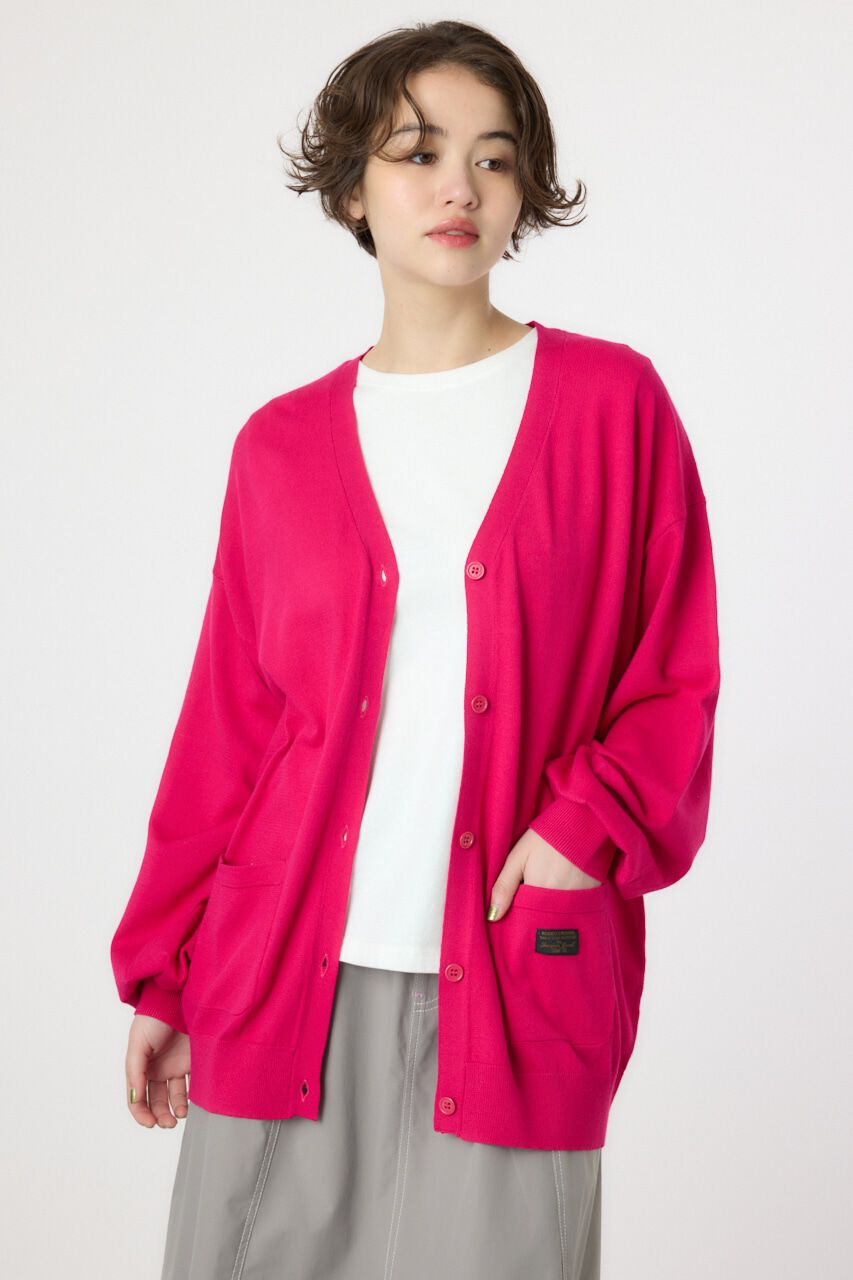 RODEO CROWNS「スクリプト LOGO ニットカーディガン」|カーディガン|