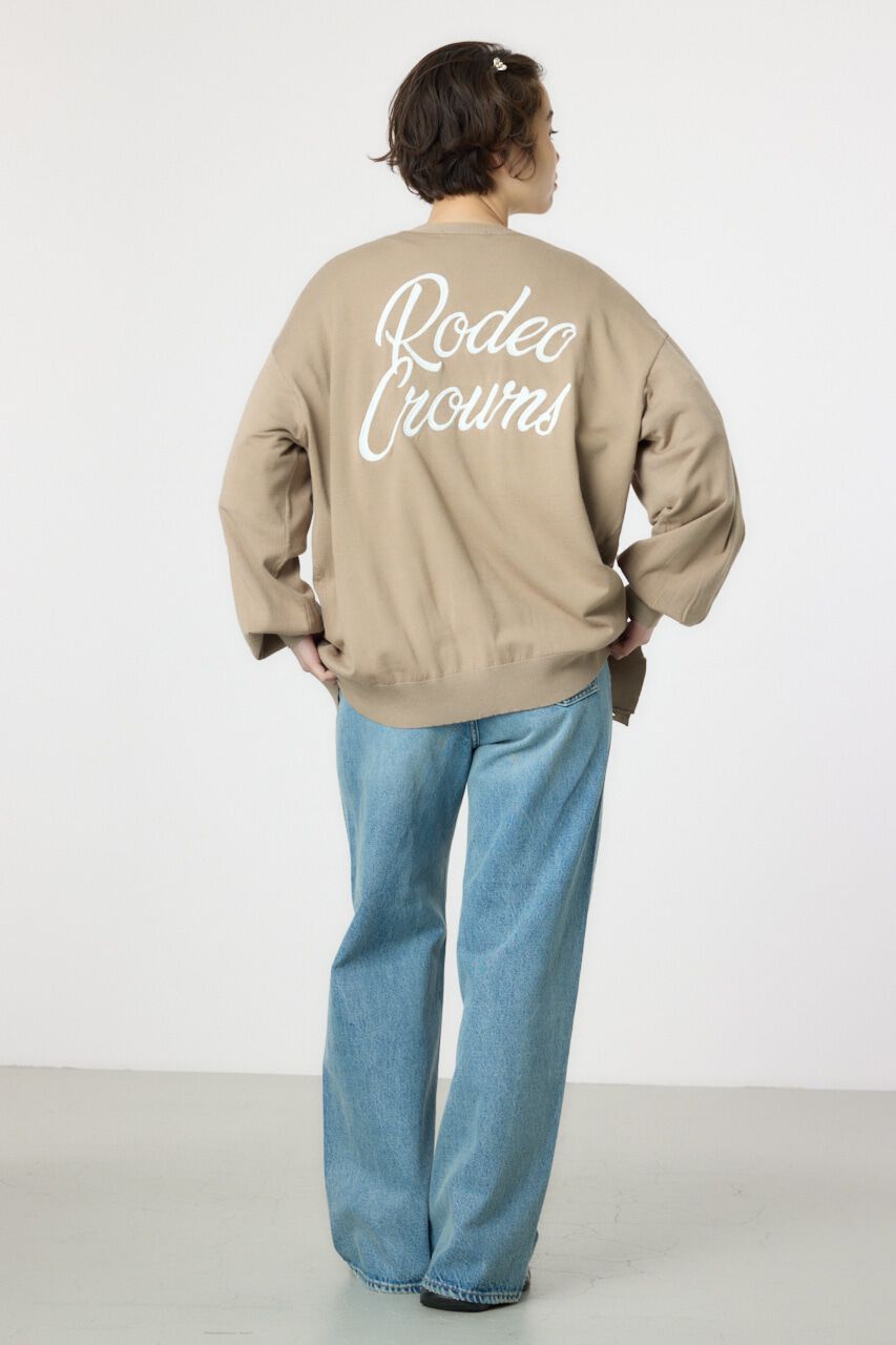 RODEO CROWNS「スクリプト LOGO ニットカーディガン」|カーディガン|