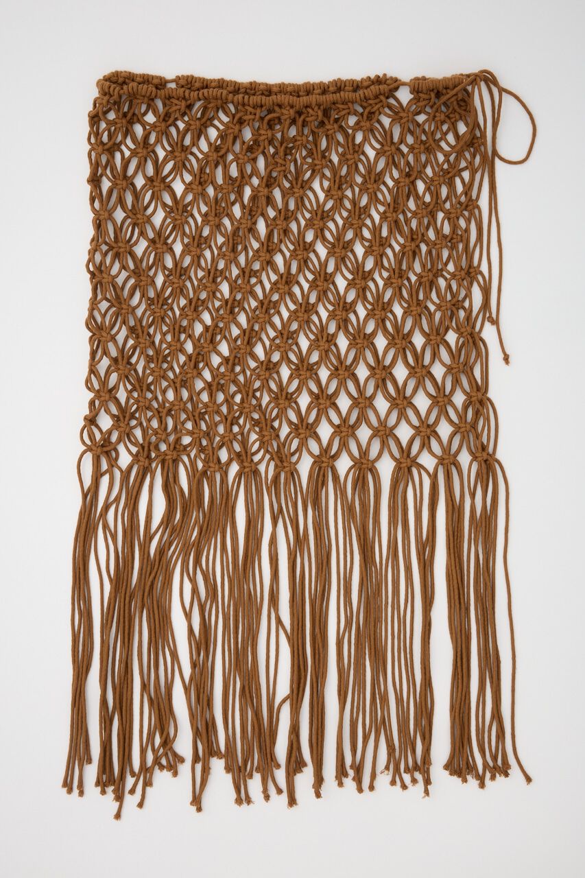 RODEO CROWNS「マクラメフリンジベルト」|ベルト|