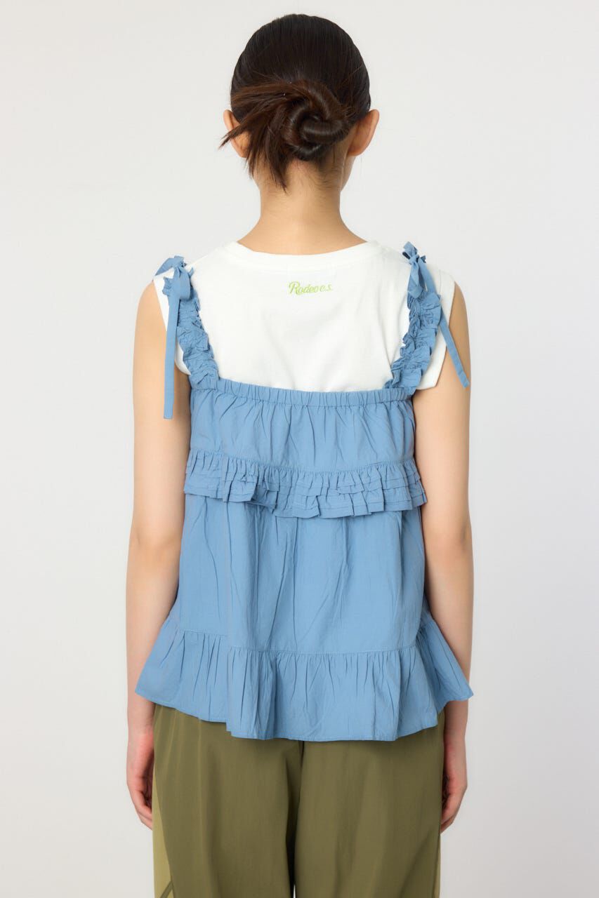 RODEO CROWNS「2WAYフリルキャミソール」|キャミソール|