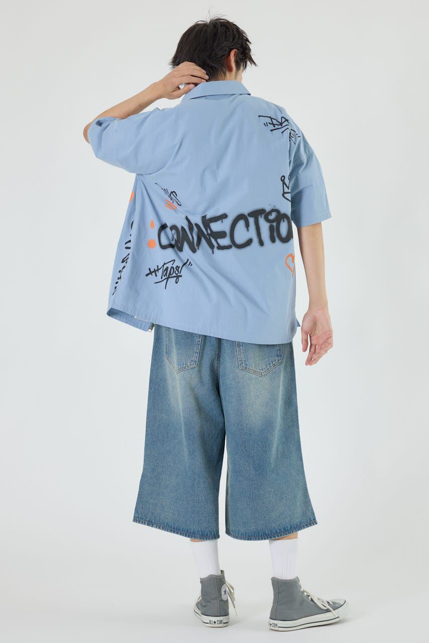 RODEO CROWNS「グラフィティーZIPシャツ」|シャツ・ブラウス|