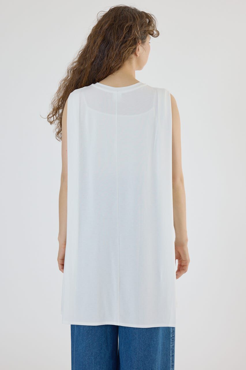 RODEO CROWNS「T/F ノースリーブチュニック」|タンクトップ|