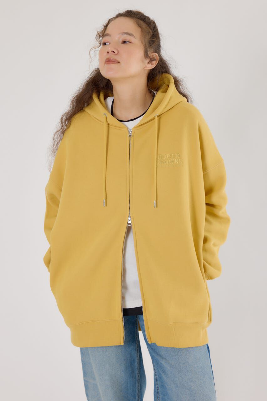RODEO CROWNS「エンボスBIG ZIPパーカー」|パーカー|