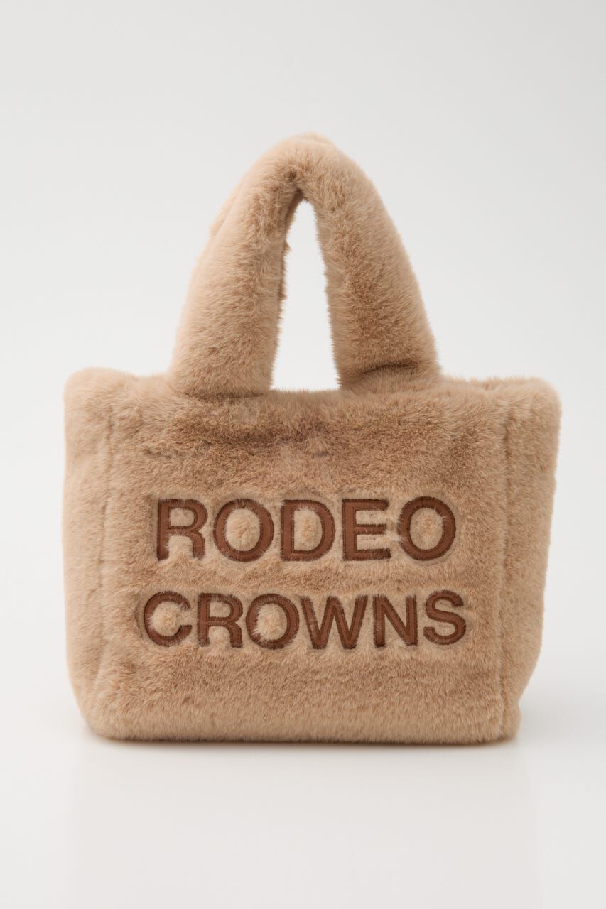 RODEO CROWNS「フェイクファーパッチロゴトート」|その他|BEG
