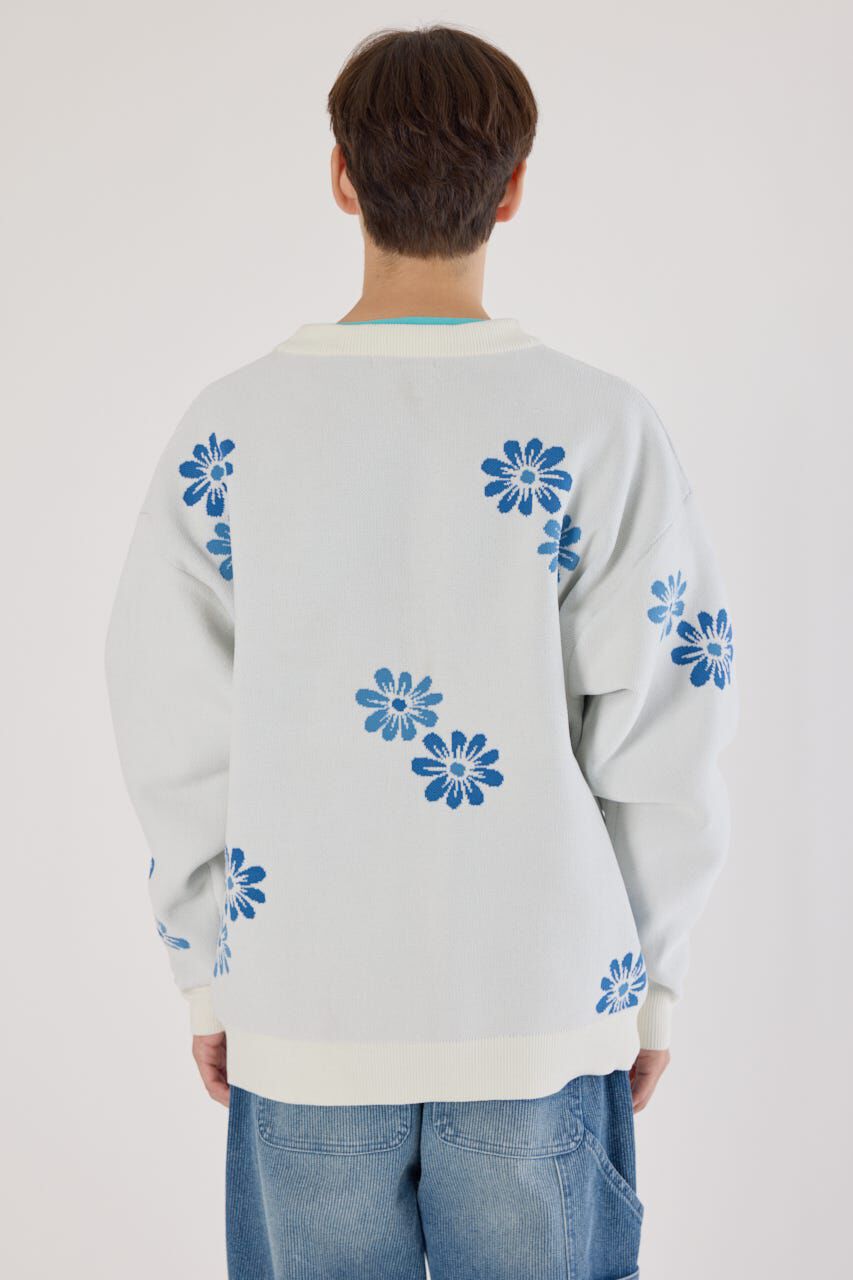 RODEO CROWNS「フォーリングフラワーニットカーディガン」|カーディガン|