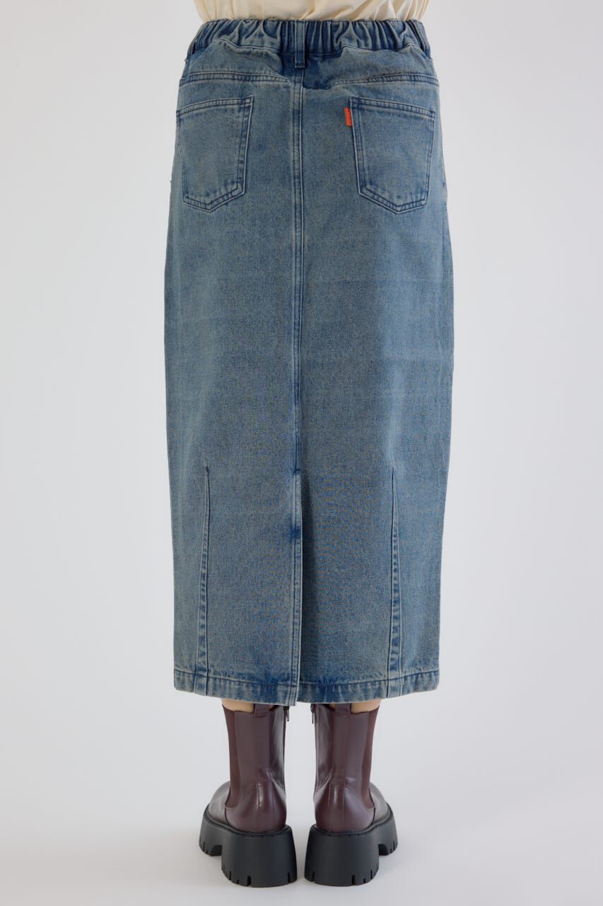 RODEO CROWNS「カーブデニムマキシスカート」|スカート|