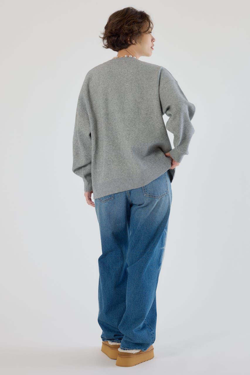 RODEO CROWNS「Frayed Lettering ニットトップス」|ニット・セーター|