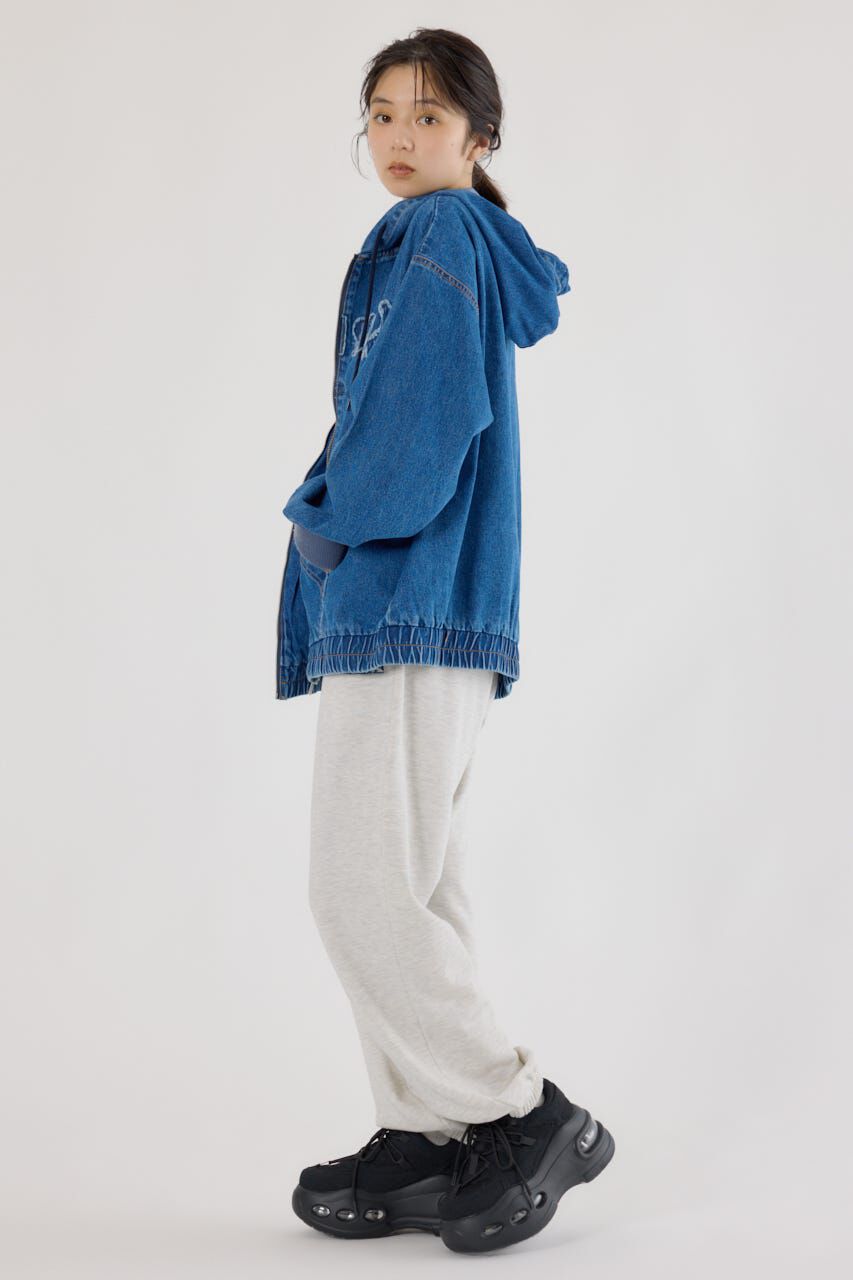 RODEO CROWNS「(THRASHER) デニムフードブルゾン」|ブルゾン・スタジャン|