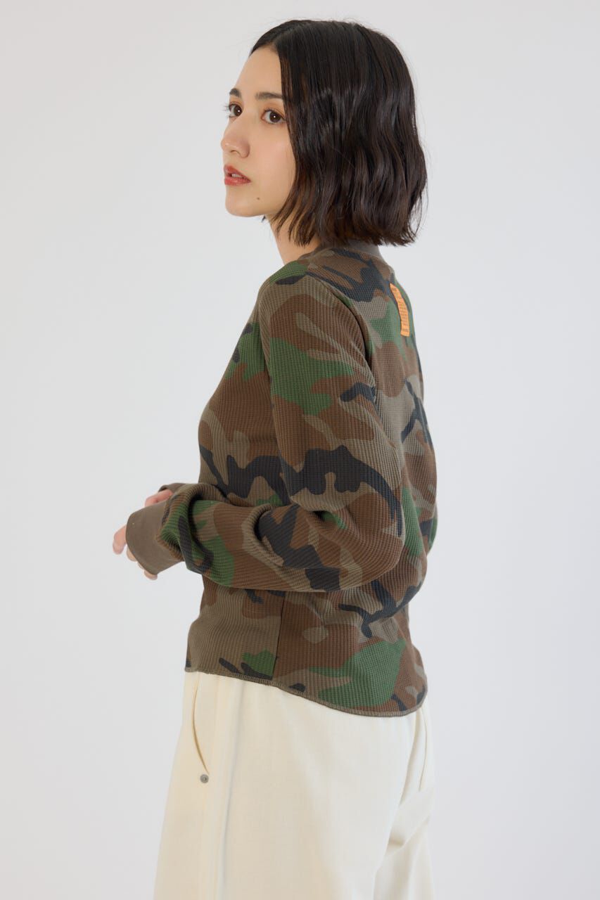 RODEO CROWNS「SHARE パターンワッフルトップス」|Tシャツ・カットソー|