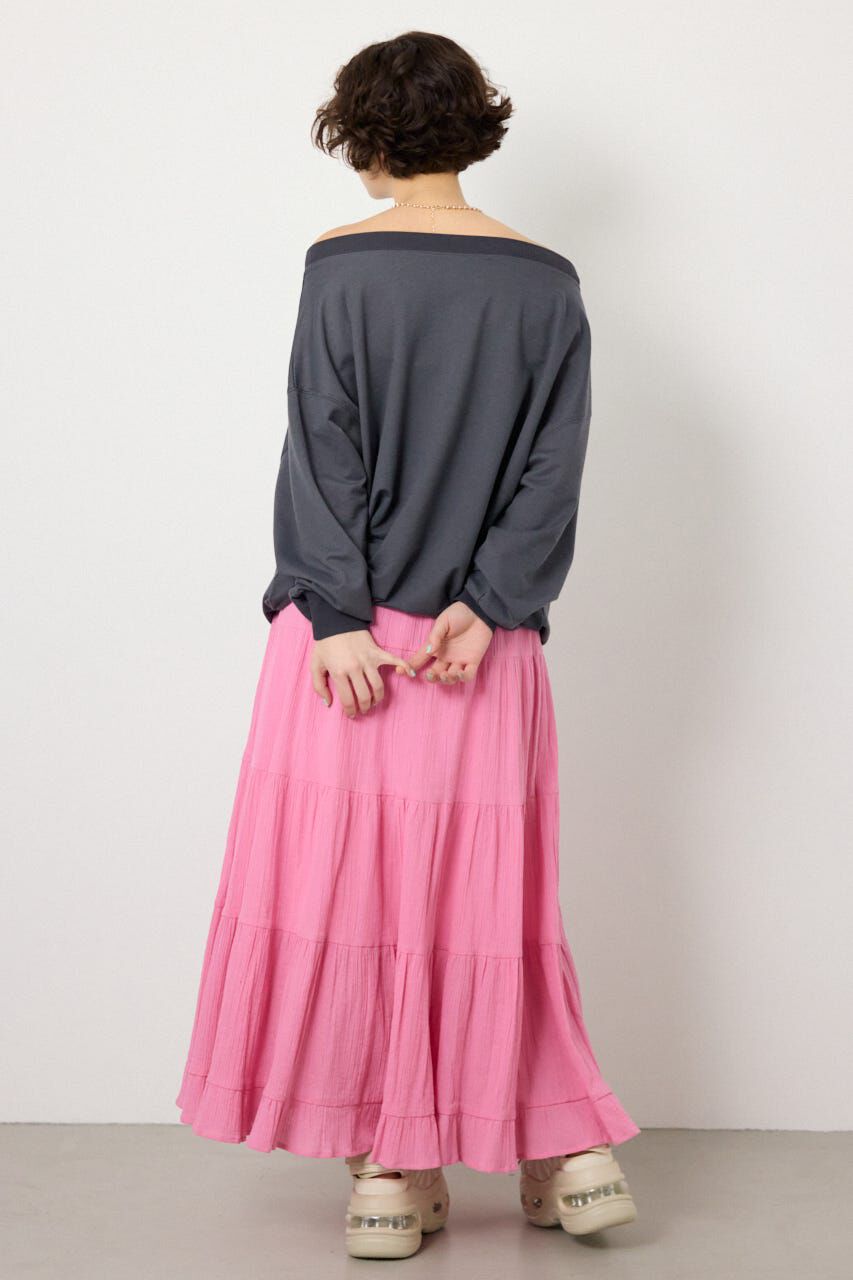 RODEO CROWNS「メッセージオフショルダートップス」|パーカー|