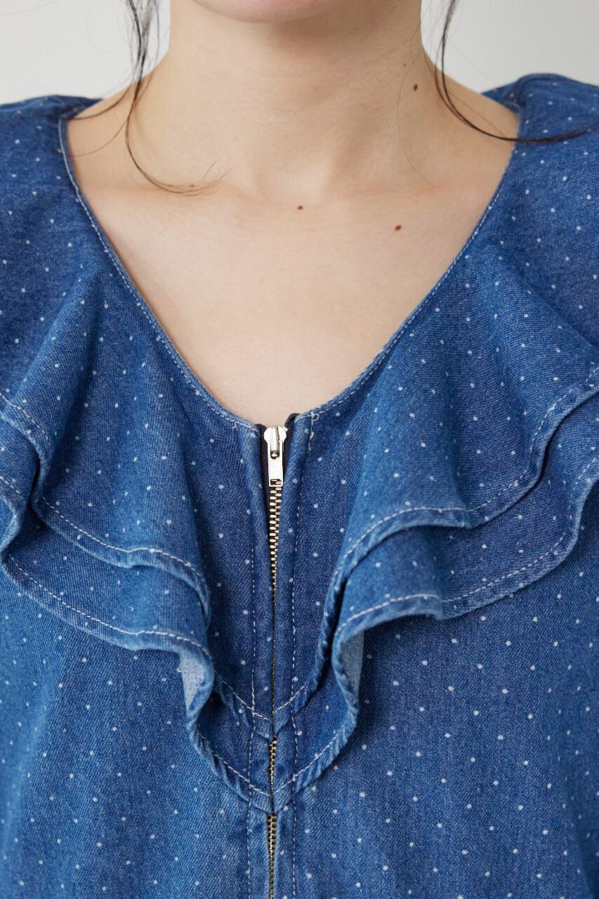 RODEO CROWNS「フリルデニムオールインワン」|その他|