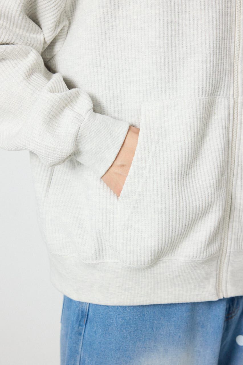 RODEO CROWNS「ボンディングワッフルZIPパーカー」|パーカー|