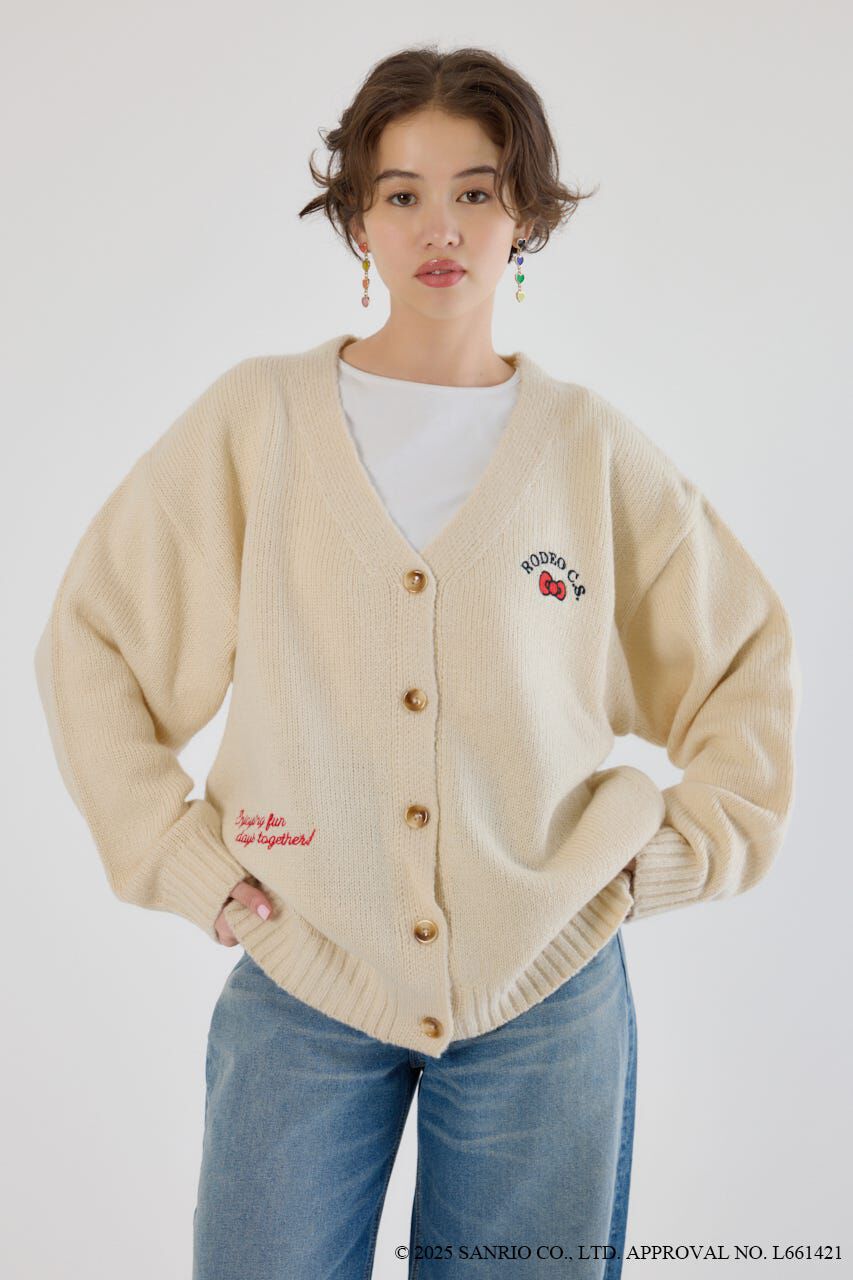 RODEO CROWNS「(サンリオキャラクターズ)KITTY カーディガン」|カーディガン|