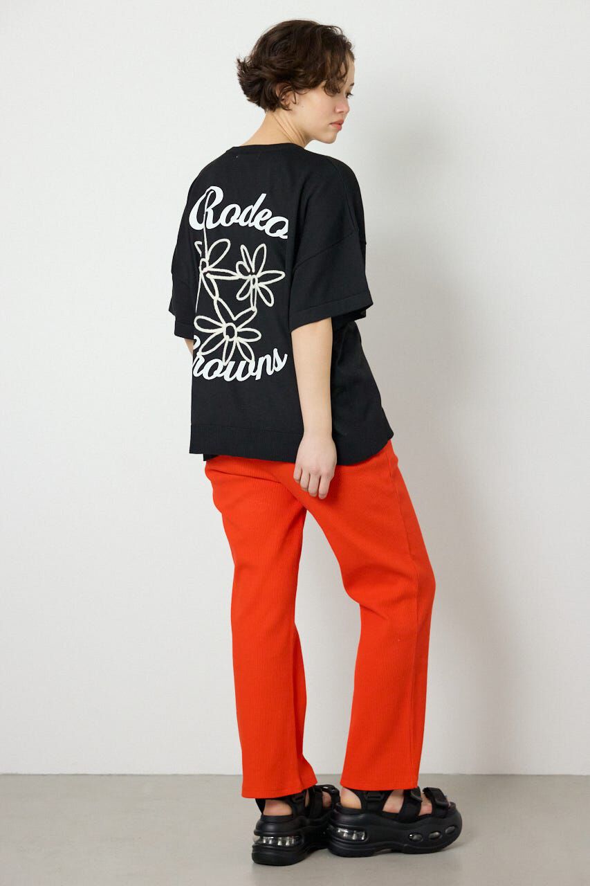 RODEO CROWNS「フラワーロゴニットトップス」|ニット・セーター|